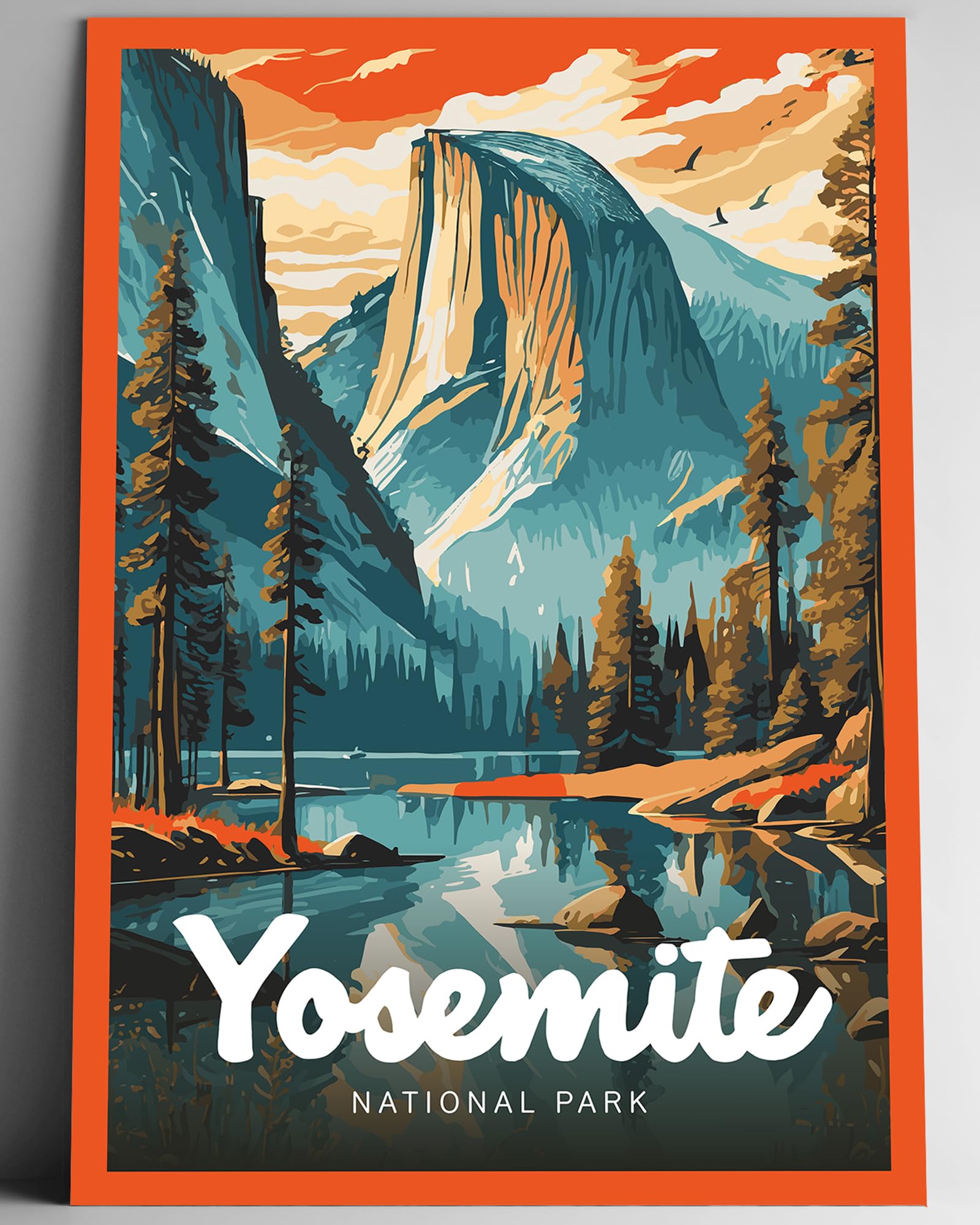 Amazon.com: GO SEE DESIGN Yosemite National Park Modern Style